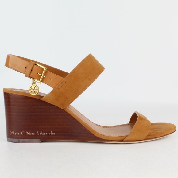 NEW Tory Burch Mini Benton Wedged Sandals - Picture 3 of 13
